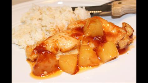 Sweet Sour Pineapple Chicken Youtube