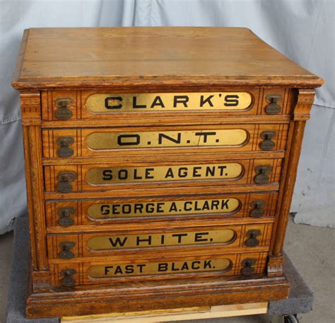 Bargain John S Antiques Antique Country Store Display Clark S Six