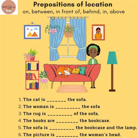 Prepositions Of Location Prepositions Learn English Learning