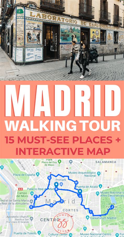 A Self-Guided Walking Tour of Madrid with Map For First-Time Visitors