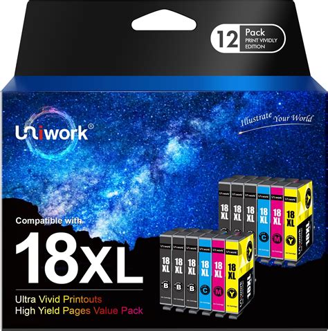 Uniwork Xl Xl Druckerpatronen Als Ersatz F R Epson Xl Xl