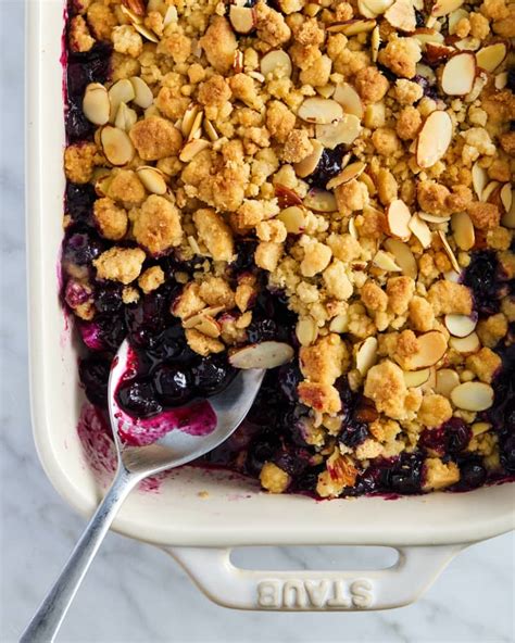 Blueberry Crumble Recipe The Kitchn