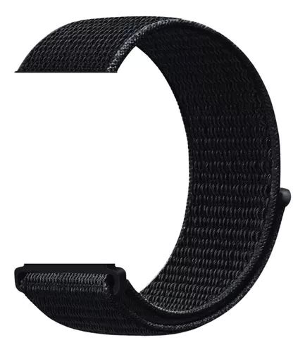 Pulseira Nylon Bight Compatível Microwear u9 Ultra 9 Cor Preta