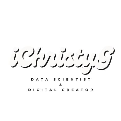 Transparent Ichristyg Logo Christina Goodwin Data Scientist And