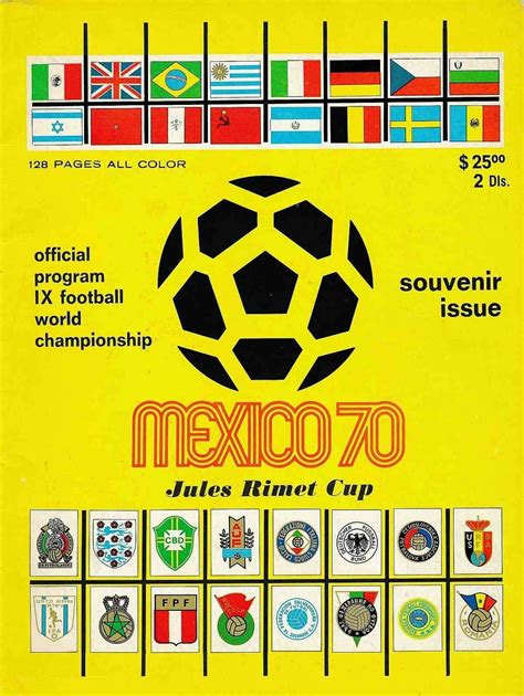 1970 World Cup Mexico Poster Ubicaciondepersonascdmxgobmx