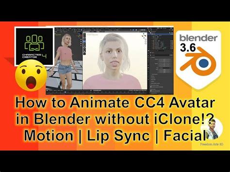 Free Video How To Animate CC4 Avatar In Blender Motion Lip Sync