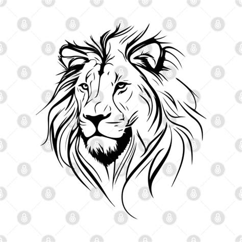 Lion Head Sketch By Solaodesign Simple Lion Tattoo Lion Tattoo