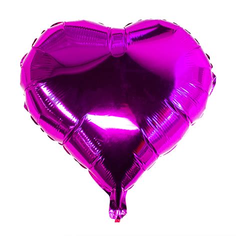 18 Silver Heart Shape Helium Mylar Foil Balloon Party Supply Birthday