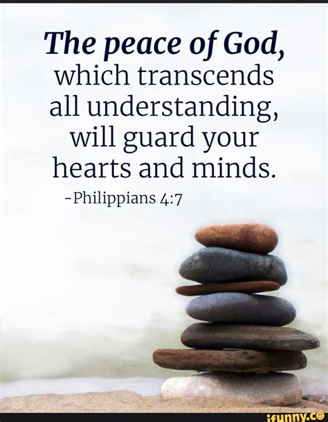 The Peace Of God Which Transcends All Understanding Will Guard Your