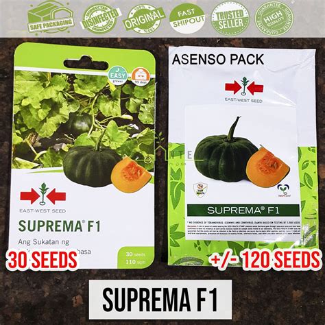 Sale Asenso Pack Seeds Suprema F East West Seed Original