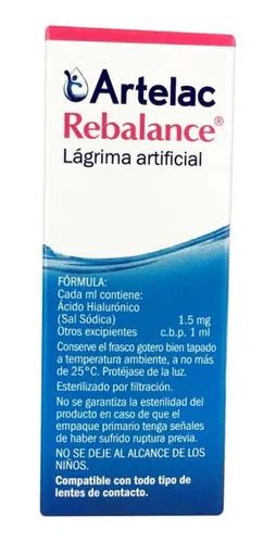 Artelac Rebalance Solución Oftálmica Caja Con Frasco Gotero 906 en