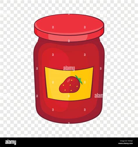 Jar Of Strawberry Jam Icon Cartoon Style Stock Vector Image And Art Alamy