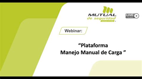 CÓMO USAR LA PLATAFORMA DE MANEJO MANUAL DE CARGA YouTube