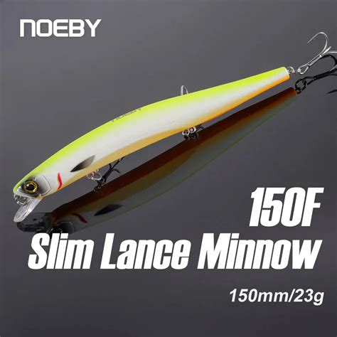 Isca Flutuante Noeby Minnow Para Pesca Isca Artificial Dura Para Pesca