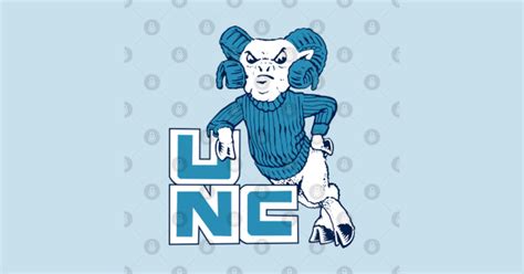 U of North Carolina Mascot Vintage Logo - Clean Version - North ...