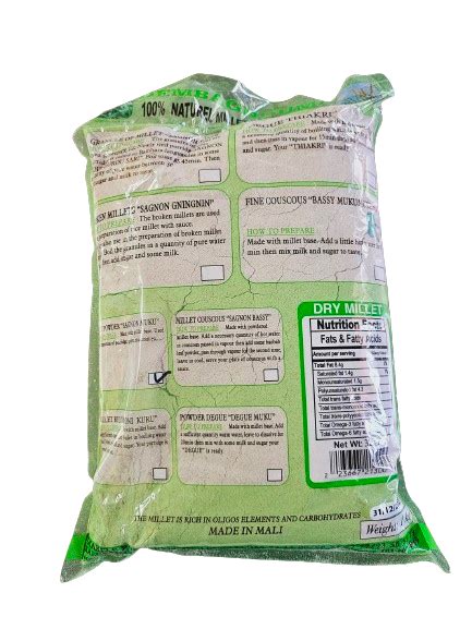 Dembagnouma Millet Flour 1kg Ls African Market