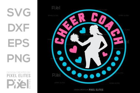 Cheer Coach SVG Cheerleading Cheer Life Graphic By Pixel Elites