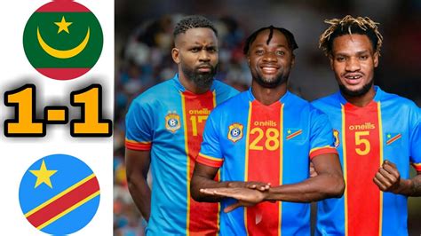 Tazama Magoli Yote Mauritania Vs DR Congo 1 1 Inonga Na Mayele Wazua