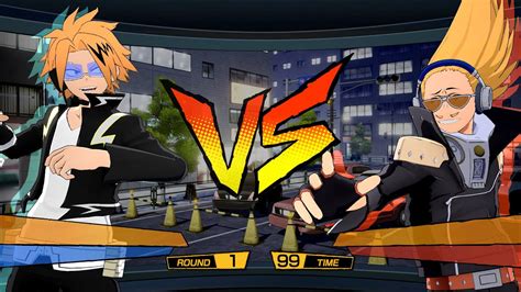 Denki Kaminari Vs Present Mic My Hero Ones Justice 2 Youtube