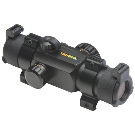 Truglo® Multi Reticle Dual Color Red Dot Sight 25 Mm Black 150922 Red Dot Sights At