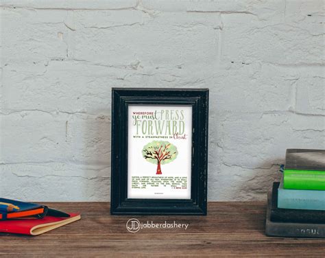 Press Forward Saints Tree Typography 4 Sizes 2016 LDS Mutual Theme