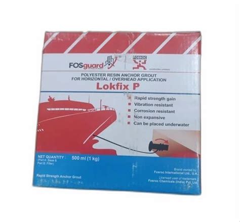 Polyster Resin Fosroc Lokfix P Anchor Grout For Construction At Rs 460