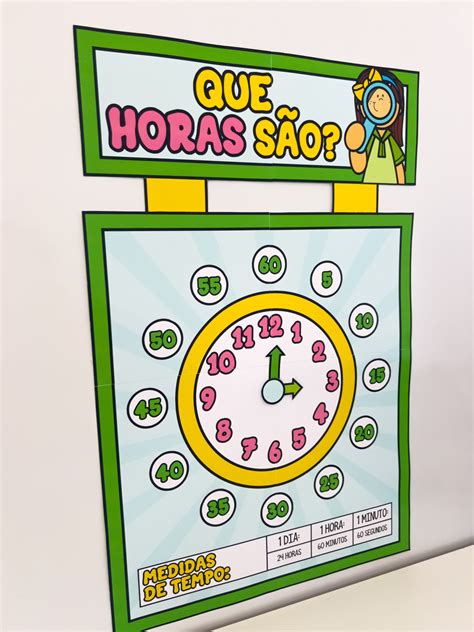 Quem Entra Às 10 Sai Que Horas - PAINEL QUE HORAS SÃO – Prof Lotus – Recursos Pedagógicos