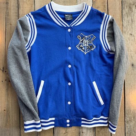 Vintage Harry Potter Ravenclaw Snap Varsity Jacket Boys Size Xl S16