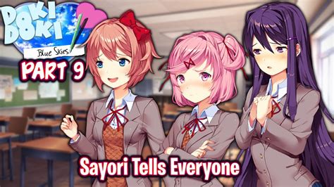 Sayori Tells Everyonepart 9sayori Routeddlc Blue Skies Mod