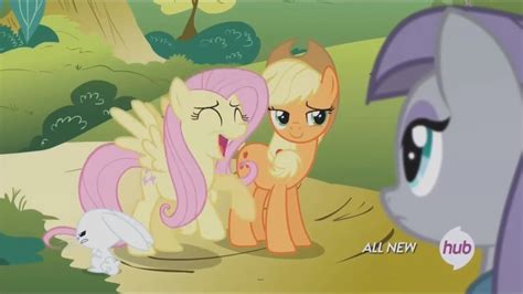 Safe Screencap Angel Bunny Applejack Fluttershy Maud Pie