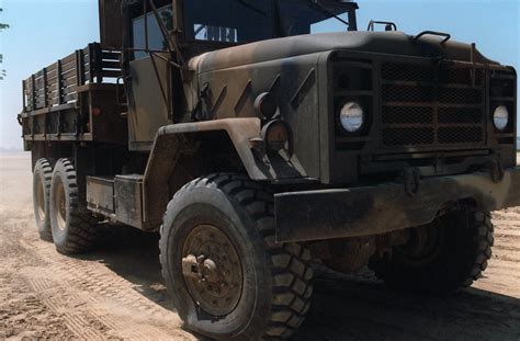 Right Front View Of An M923 5 Ton Cargo Truck On Display At The Army