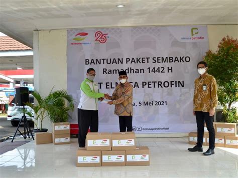 Berbagi Berkah Ramadhan Elnusa Petrofin Tebar Ribuan Paket Sembako Di