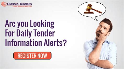 Tender Information Get Latest Tenders Daily Alerts Register Now