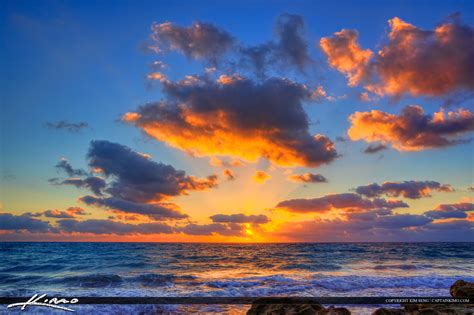 Beach Ocean Sunrise at Carlin Park