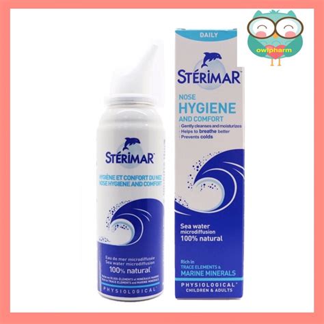 Sterimar Nose Hygiene Comfort Adult Nasal Spray 50ml 100 Natural Sea