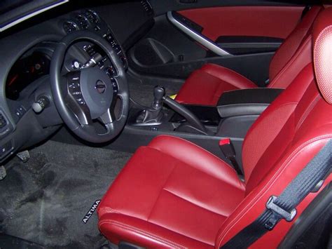 Nissan Altima Coupe Red Interior