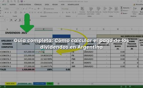 Gu A Completa C Mo Calcular El Pago De Los Dividendos En Argentina