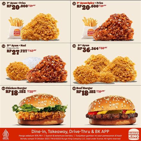 Promo Burger King Klaim Kupon September Menarik Ini Sekarang