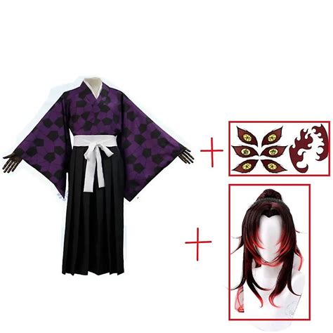 Kokushibo Cosplay Costume Anime Demon Slayer Kimetsu No Yaiba Kokushibo