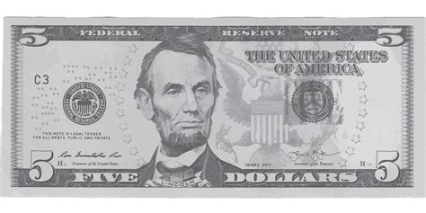 5 Dollar Bill Png