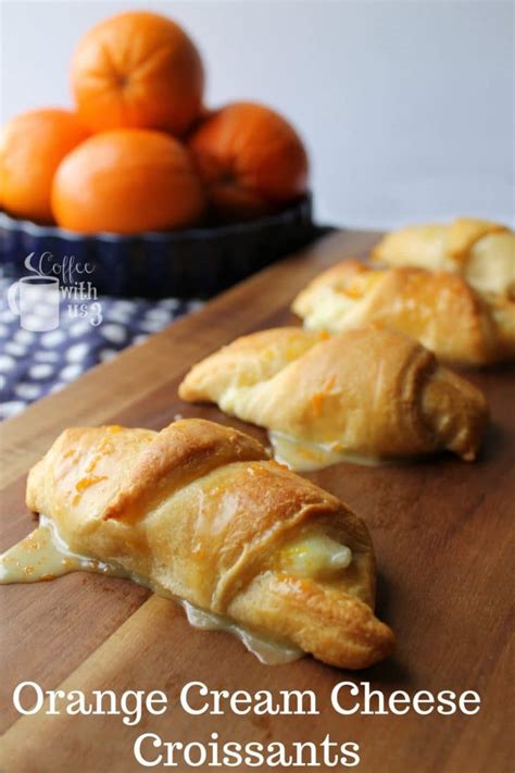 Orange Cream Cheese Croissants | Coffee With Us 3