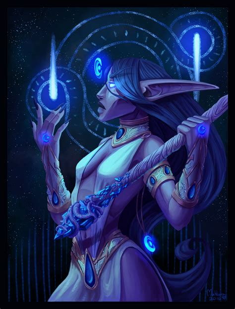 Priestess of Elune by Mahkara on DeviantArt