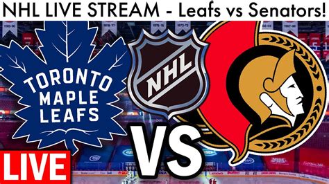 Maple Leafs Vs Senators Live Stream Nhl Toronto Ottawa Preseason Game