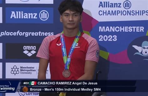 Orgullo de León Ángel Camacho gana bronce en el Campeonato Mundial de