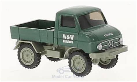 Miniature Mercedes Unimog 1 87 Wiking U 411 W W Holzbau Voiture