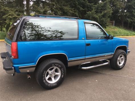 1992 Chevrolet 2 Door Blazer Tahoe 4x4 Low Milage 83151 Original Miles