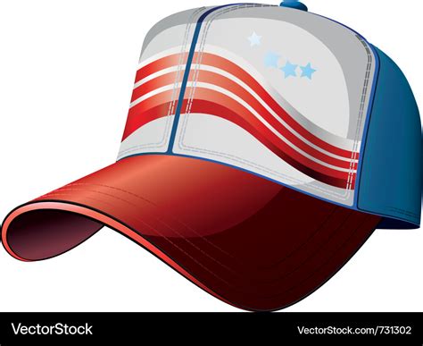 Baseball Cap Royalty Free Vector Image Vectorstock