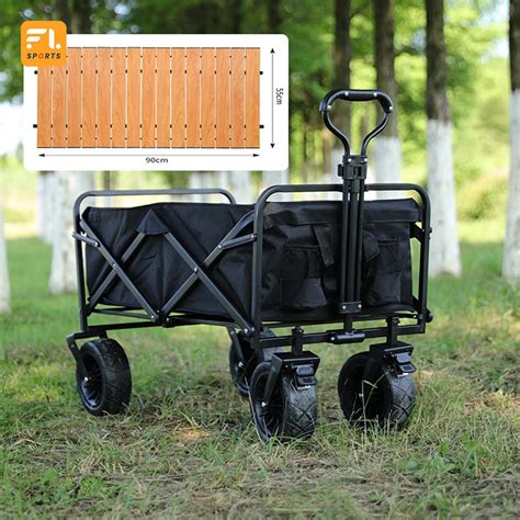 Outdoor Garden Beach Trolley Fishing Folding Camping Cart Wagon