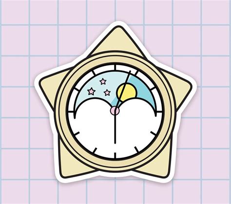 Sailor Moon Star Locket Sticker Laptop Stickers Aesthetic Etsy