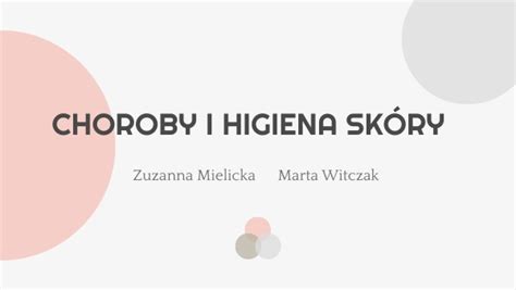 Choroby i higiena skóry